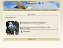 Tablet Screenshot of greyhawkes.com